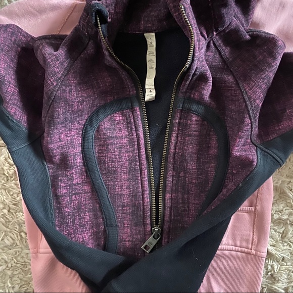 Lululemon Pink Scuba Hoodie Size 4 - Picture 2 of 2